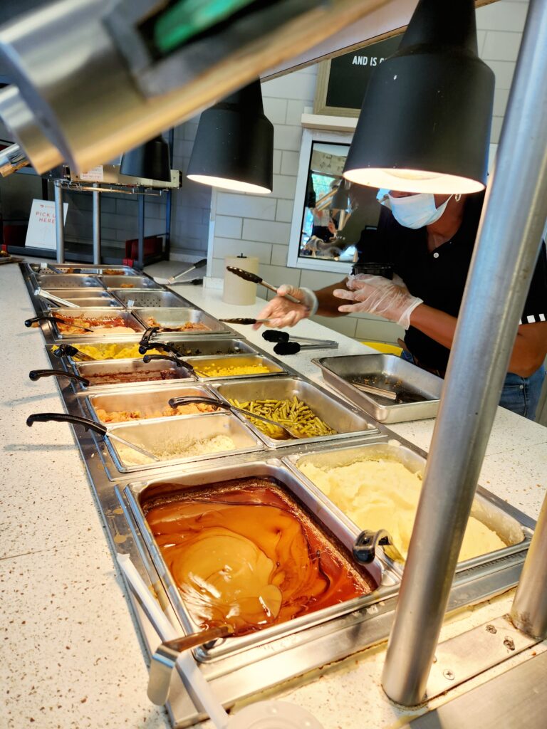 The buffet at Georgetown's KFC
