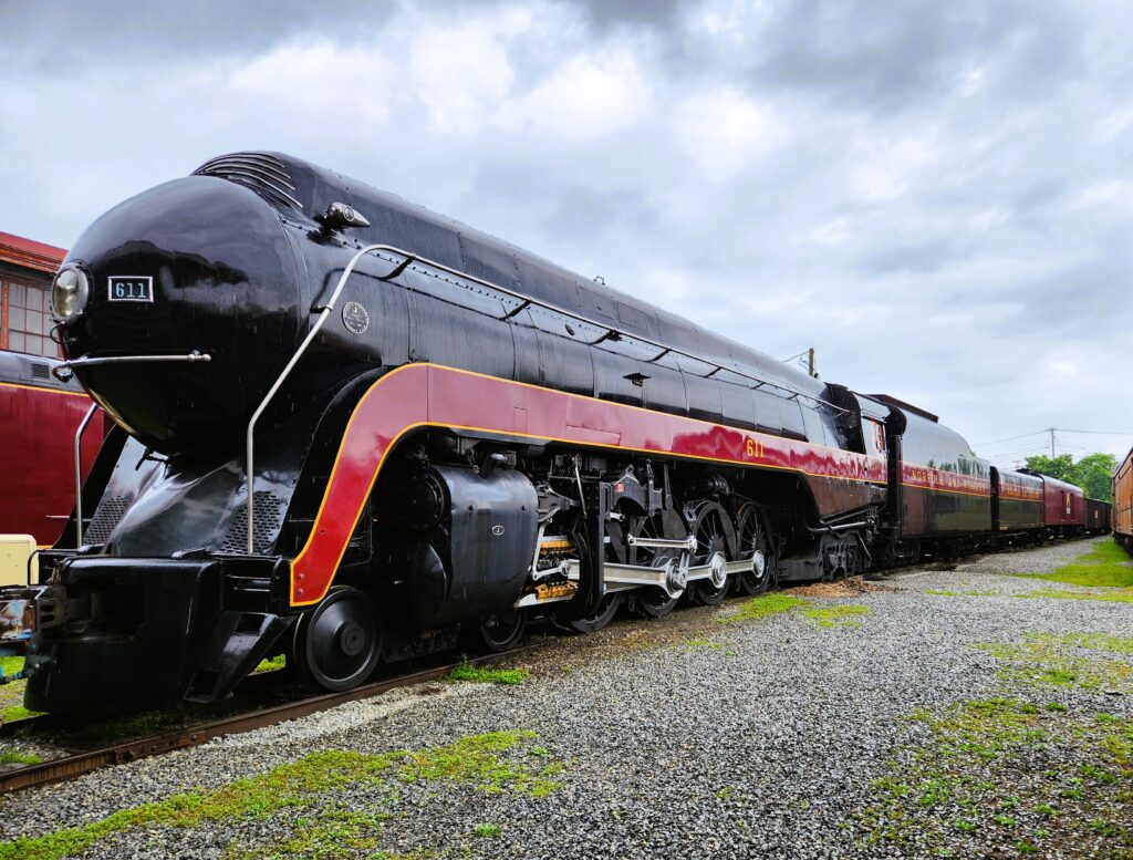 The much-loved "Spirit of Roanoke", in fact, a J611 steam engine train.