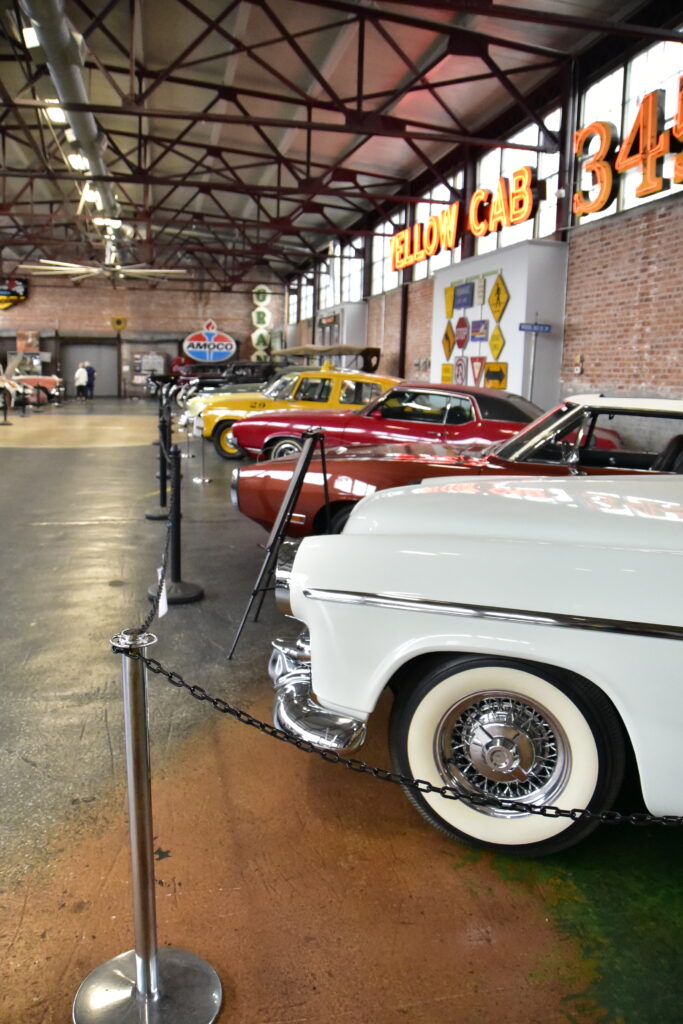 A Roanoke exhibit in the Virginia Museum of Transportation, filled with classic cars, including a host of beauties!
