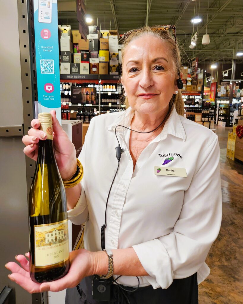 Martha at Total Wine shares her favorite wine to pair with chocolate--and off-dry Riesling.