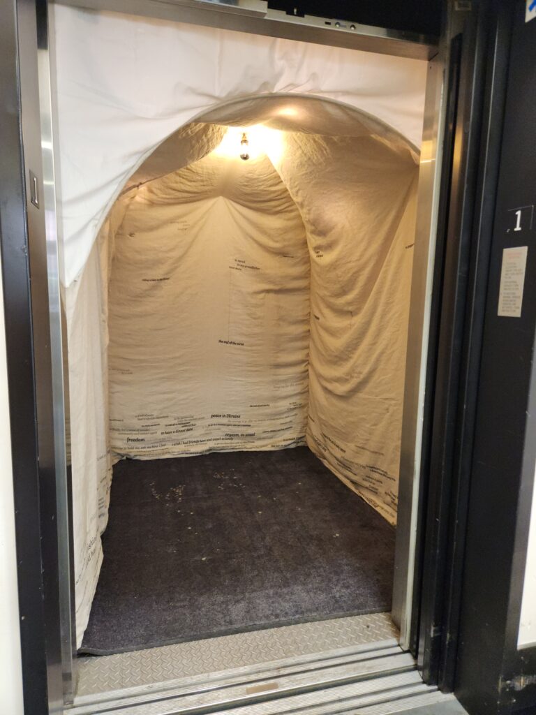 12 Ultimate Eating Stops in Buena Park and Santa Ana 42 An art installation in an elevator.