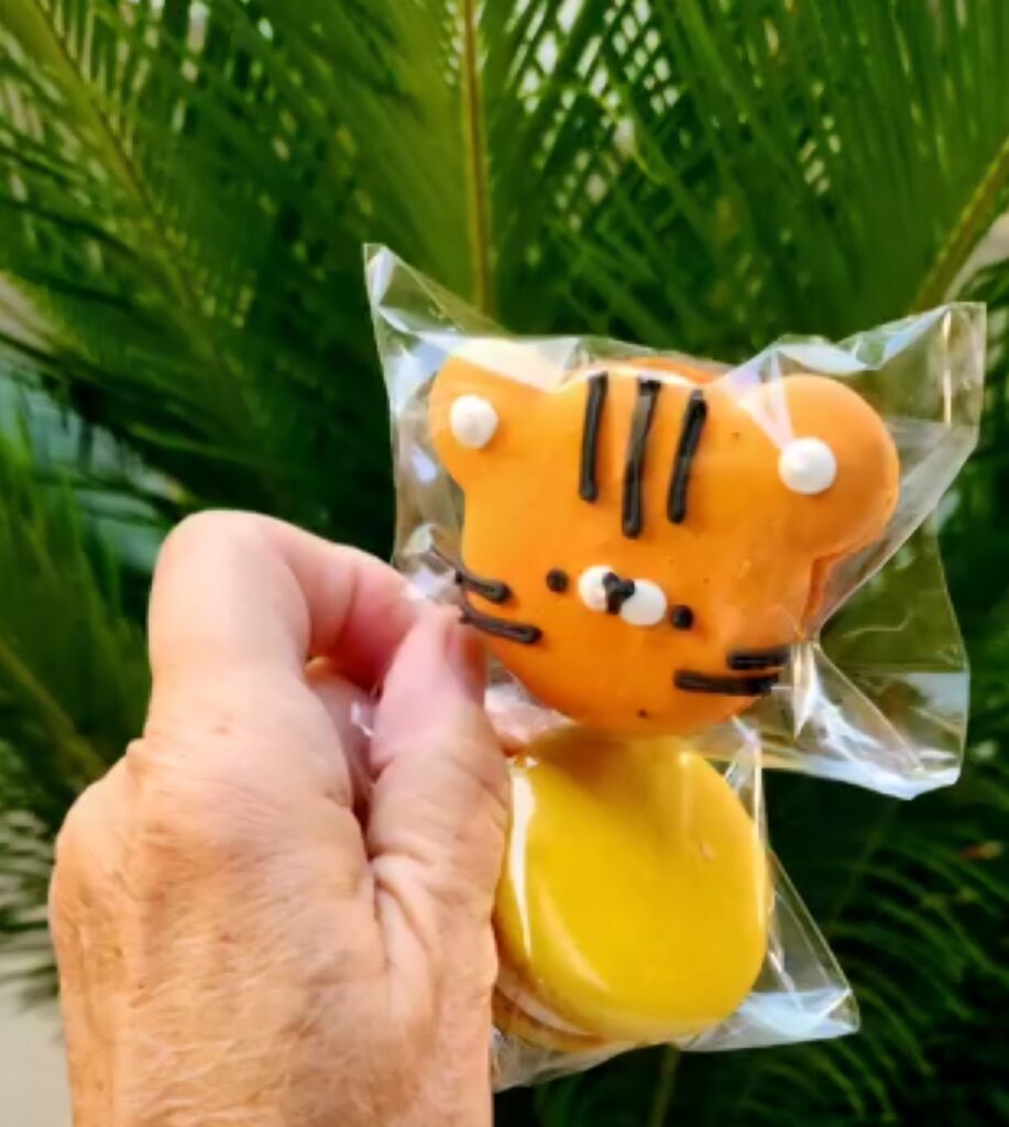 12 Ultimate Eating Stops in Buena Park and Santa Ana 8 Orange tiger-shaped macaron.