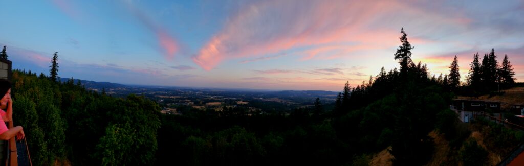 Spend 11 Awesome Days in the Willamette Valley 41 Sunset comes to the Willamette Valley at Chehalam Ridge.
