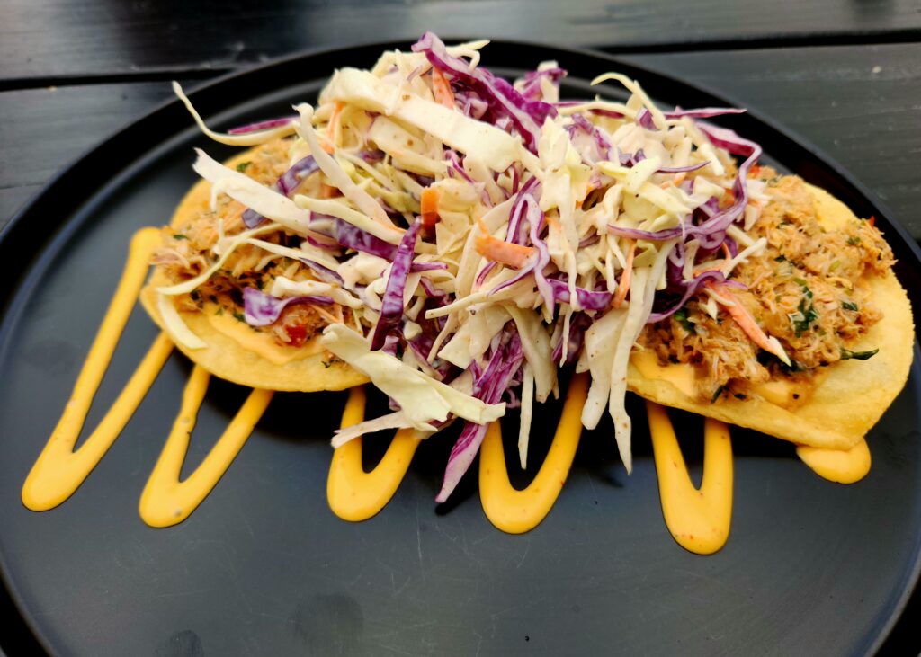 Spend 11 Awesome Days in the Willamette Valley 19 Crab Tostadas with mango slaw.