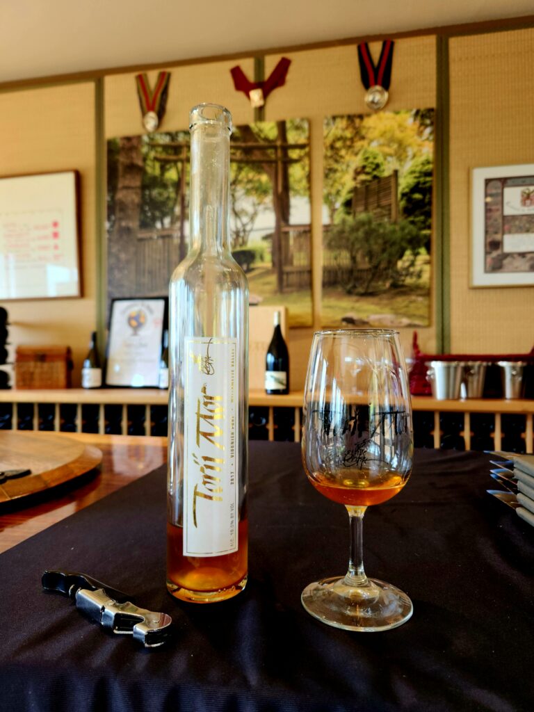 26 Sensational Must-Visit Oregon Wineries in the Willamette Valley 86 A bottle of Torii Mor dessert wine