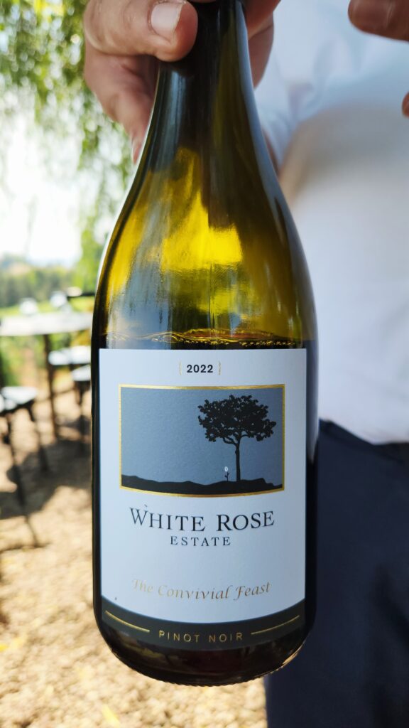 26 Sensational Must-Visit Oregon Wineries in the Willamette Valley 91 Bottle of White Rose Estate Pinot Noir.