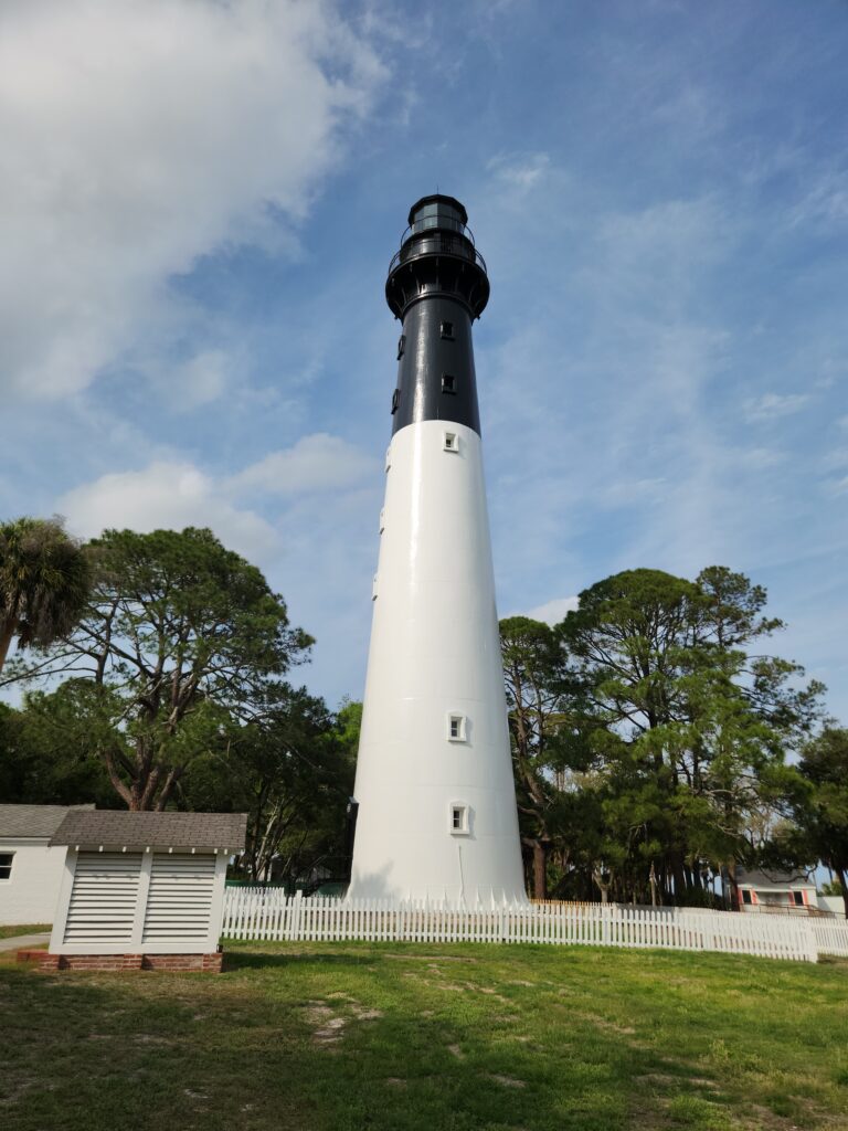 2 Islands, a Lighthouse, & Secret Magic of the Lowcountry 1 Black & White Hunting Island Lighthouse in the SC Lowcountry.
