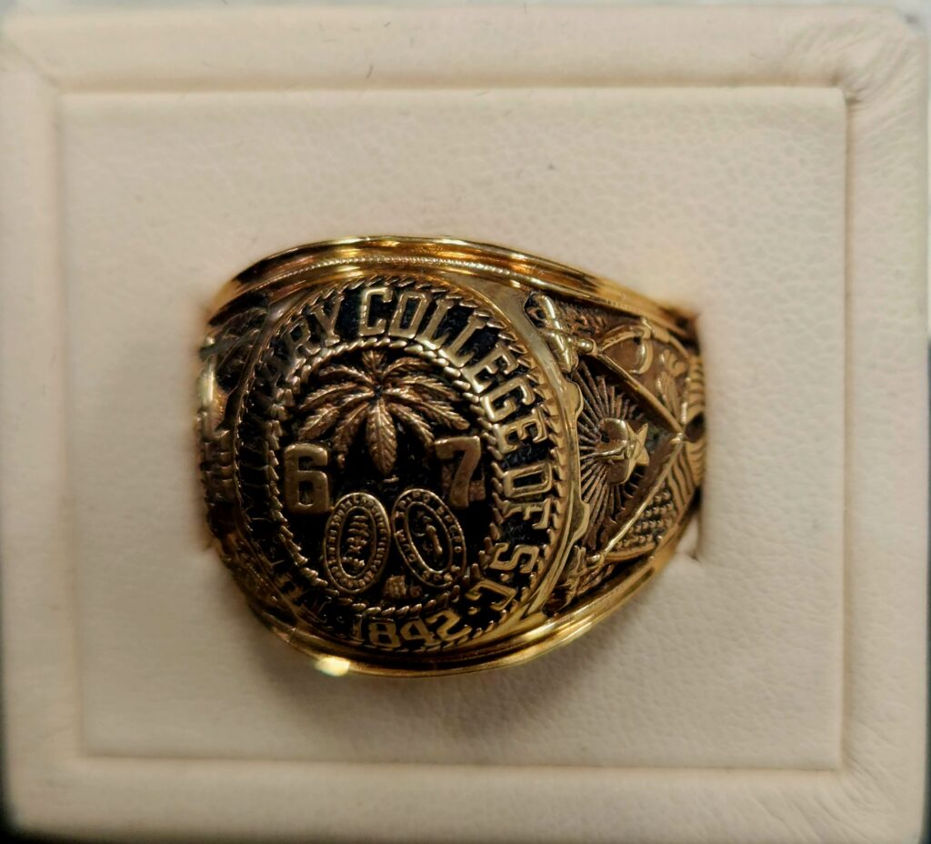 2 Islands, a Lighthouse, & Secret Magic of the Lowcountry 3 Pat Conroy's Citadel Class ring