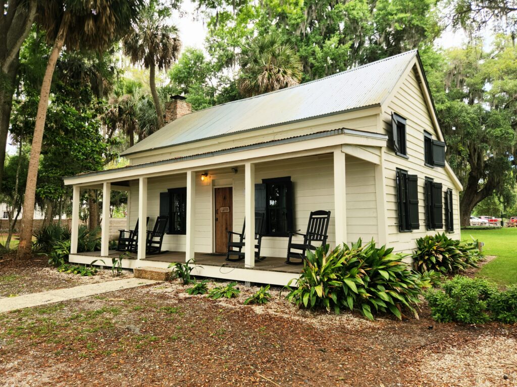 2 Islands, a Lighthouse, & Secret Magic of the Lowcountry 62 Built in 1870 by a freed slave, this home was and is known as the Freedman's Cottage.