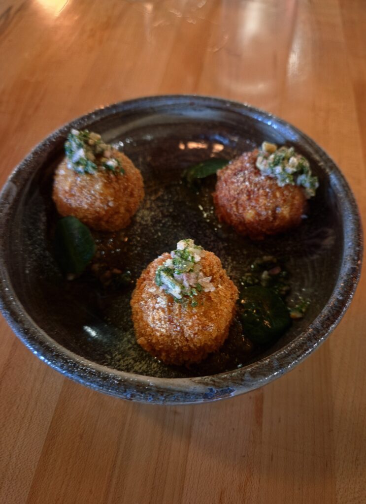 Greensboro: Big, Unexpected Adventures From 1781 Battlefield to Jeansboro 40 Round Crab Croquettes.